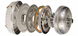 What makes up a torque converter