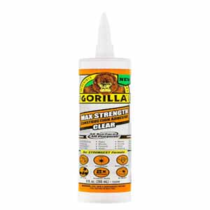 Gorilla Max Strength Clear Construction Adhesive