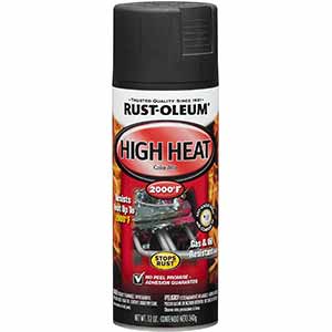 Rust-Oleum 248903 Flat Black High Heat Spray
